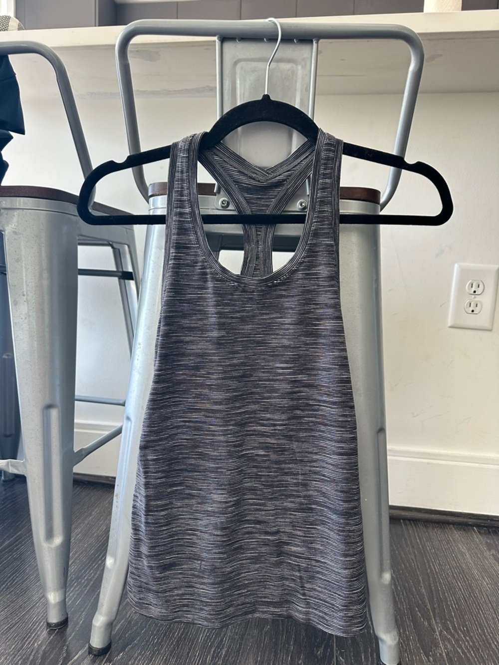 lululemon athletica Gray Space-Dyed Racerback Tank